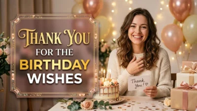 Thank You Message for Birthday Wishes