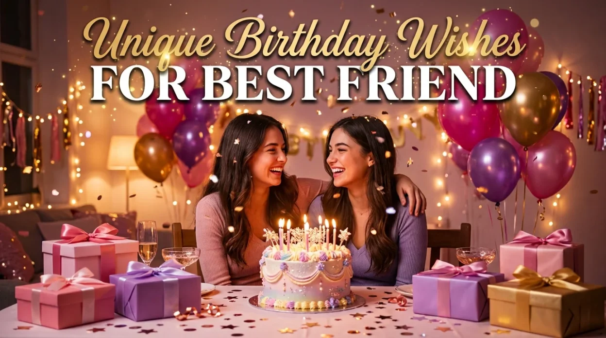 Unique Birthday Wishes for Best Friend
