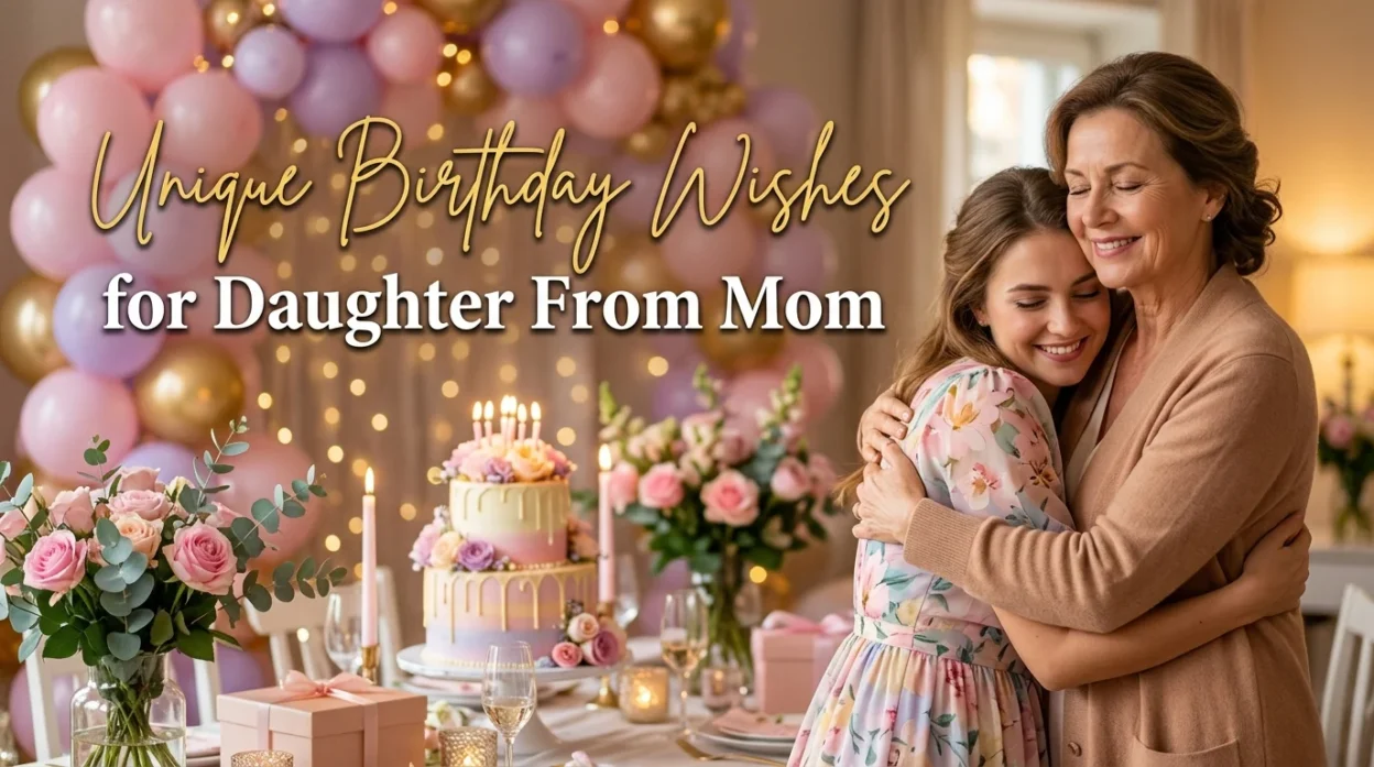 Unique Birthday Wishes for Daughter From Mom