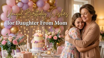 Unique Birthday Wishes for Daughter From Mom