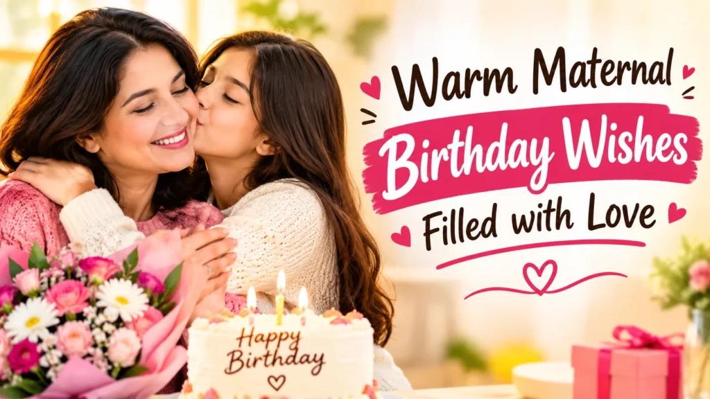 Warm Maternal Birthday Wishes Filled with Love